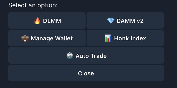 DAMM V2 Menu